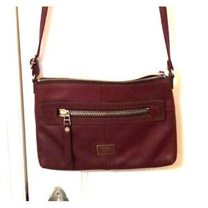 Maroon Fossil purse!
